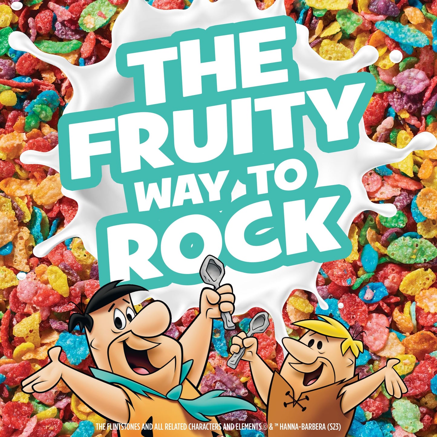 Marshmallow Fruity PEBBLES Breakfast Cereal for Kids, Gluten Free, Made with Sweetend Puffed Rice, 11 oz