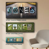 Sweets & Candy Name Art - Personalized Dessert Gift! (9.5"x26" Block Mount)