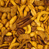 Belmont Peanuts Cocktail Crunch Mix, 18 oz (1 Pack) - Pecans, Butter Toffee Virginia Peanuts, Sesame Sticks, Rice Sticks, Seasoned Peanuts - Simple