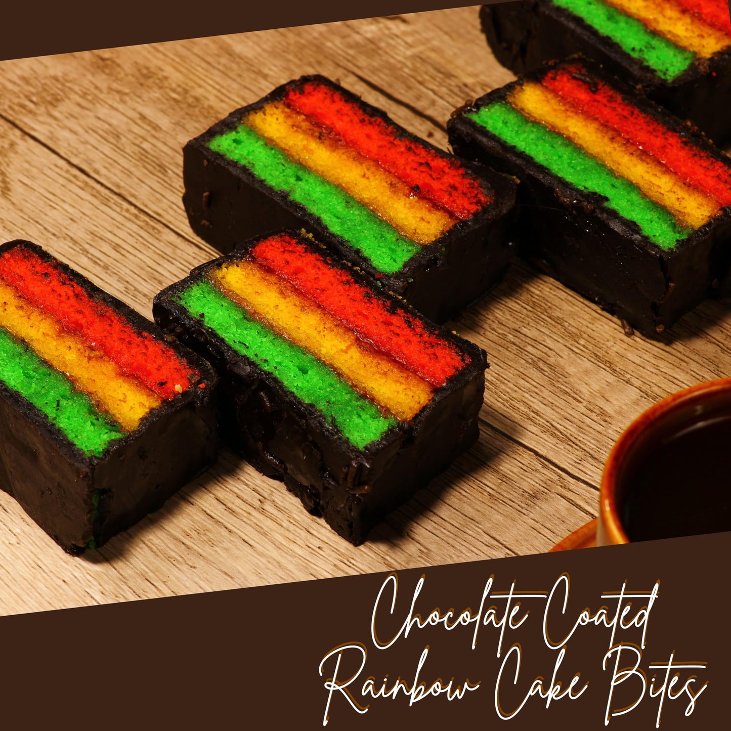Rainbow Cookies [12 Count] - Thanksgiving Gifts, Petit Fours | Holiday, Christmas Food Gifts for Women, Men, Colleagues & Friends | Kosher & Nut Free