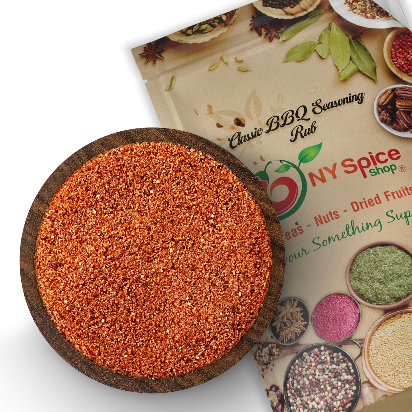 NY Spice Shop Classic BBQ Seasoning Rub - 8 Ounce Natural Blend of Premium Spices Steak Seasoning for Grilling, Cooking, BBQ, Meat, Beef, Chicken