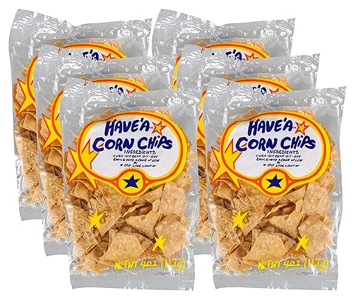 Have'a Corn Chips, Regular Flavor, 4-Ounce Bag (Pack of 6)