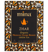 Mina Organic Moroccan Orange Blossom Green Tea, 15 CT