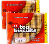 Eti Tea Biscuits 2 x 2 packs (4 Individually Wrapped Sleeves), 800gr, (28.2 ounces total)