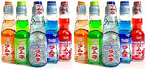 Ramune Japanese Soda Variety Pack - Shirakiku Multiple Flavors - Japanese Drink Gift Box (5 Count) Pack of 2