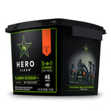 Hero Clean Laundry Detergent PACS, Scent 1, 45-Count