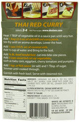 deSIAM Curry Paste, Thai Red, 2.4 Ounce (Pack of 6)