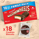 Dare Wagon Wheels Original Cookies, 630g/22.2 oz, Box, 18 pack, Peanut-free