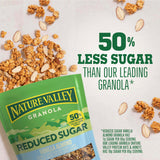 Nature Valley Reduced Sugar Granola, Vanilla Almond, Resealable Snack Pouch, 11 oz