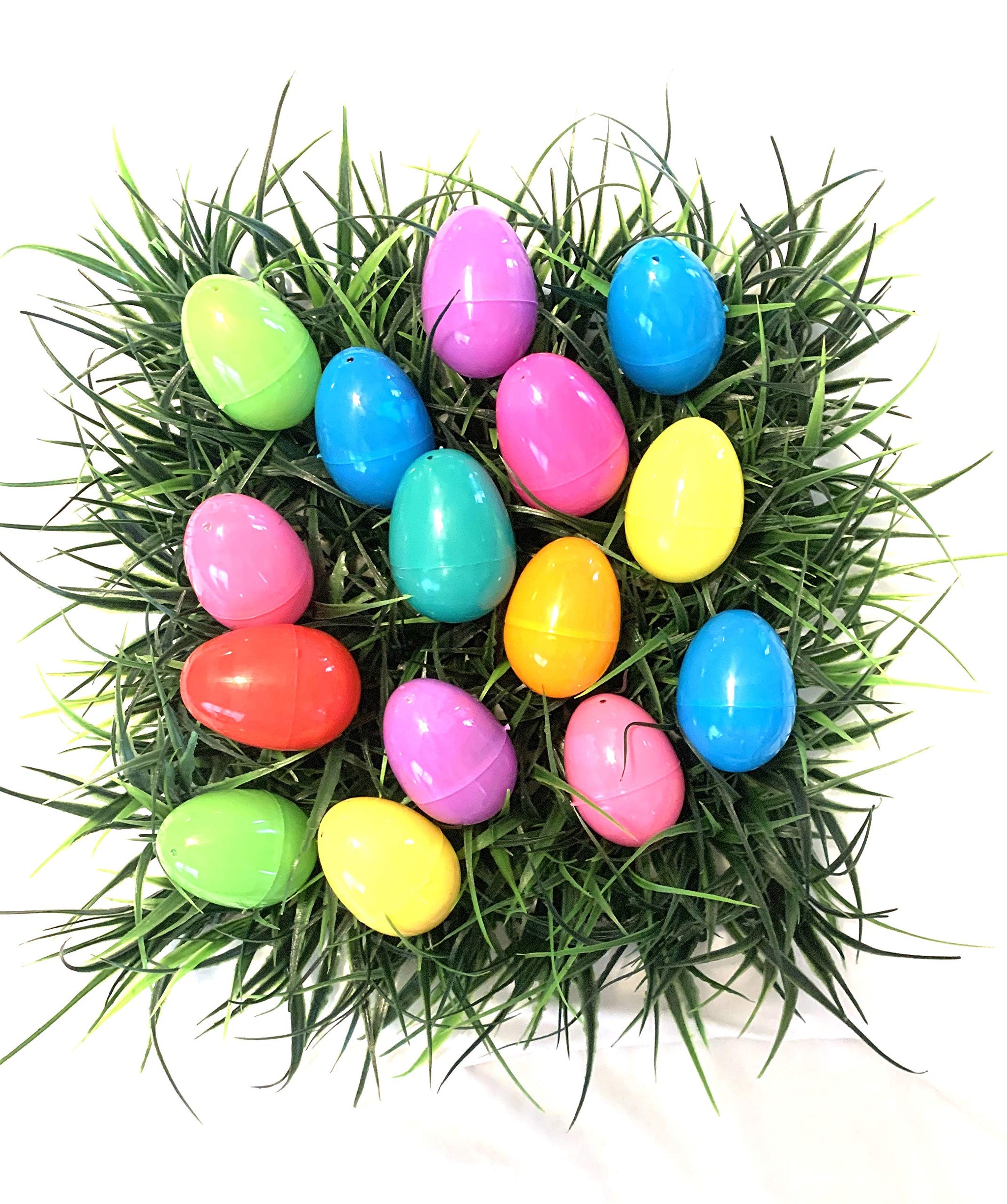Plastic CANDY filled Easter EGGS Easter Basket Stuffer 48ct