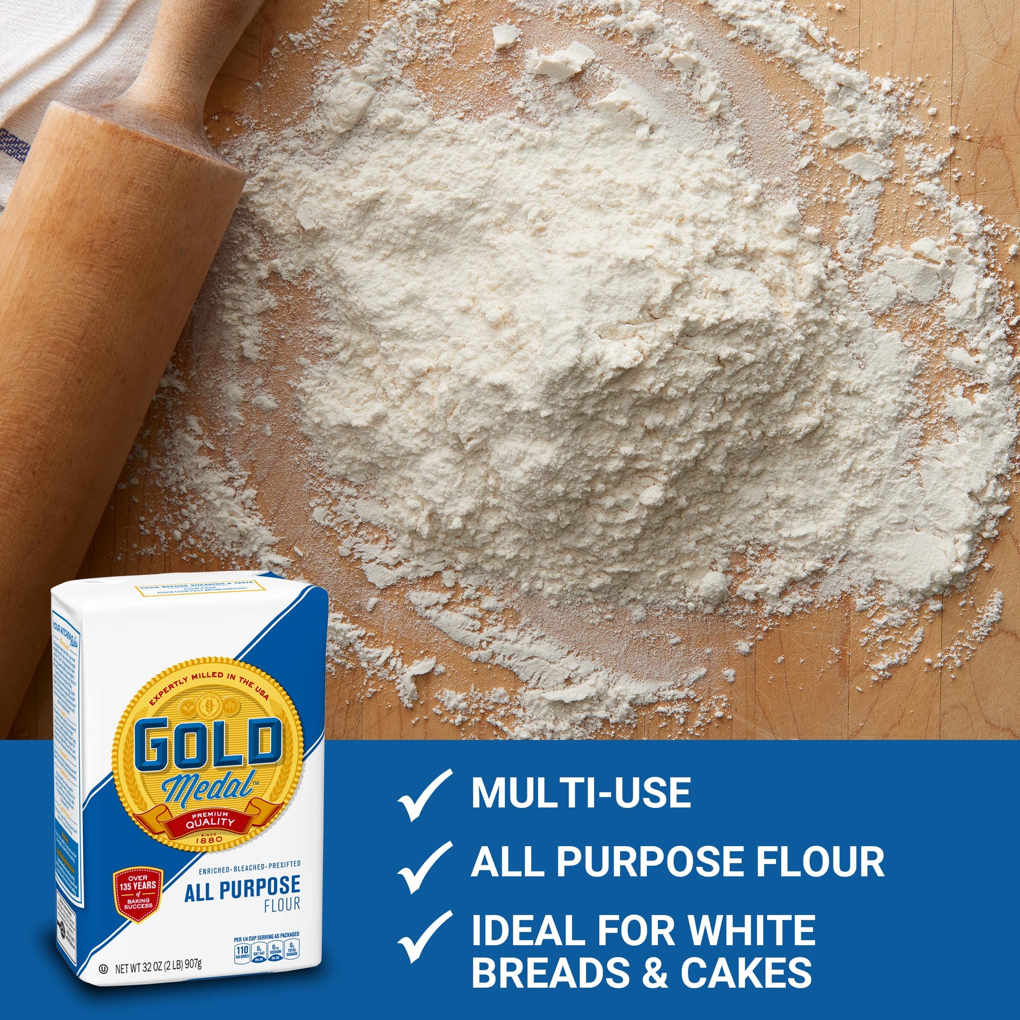 Gold Medal All Purpose Flour, Baking Flour, 5 lb Bag