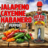 BAD ASS Premium Hot Sauce - Try if you dare! - Perfect Gourmet Gift for the Hot Sauce Fan (Tri Pepper)