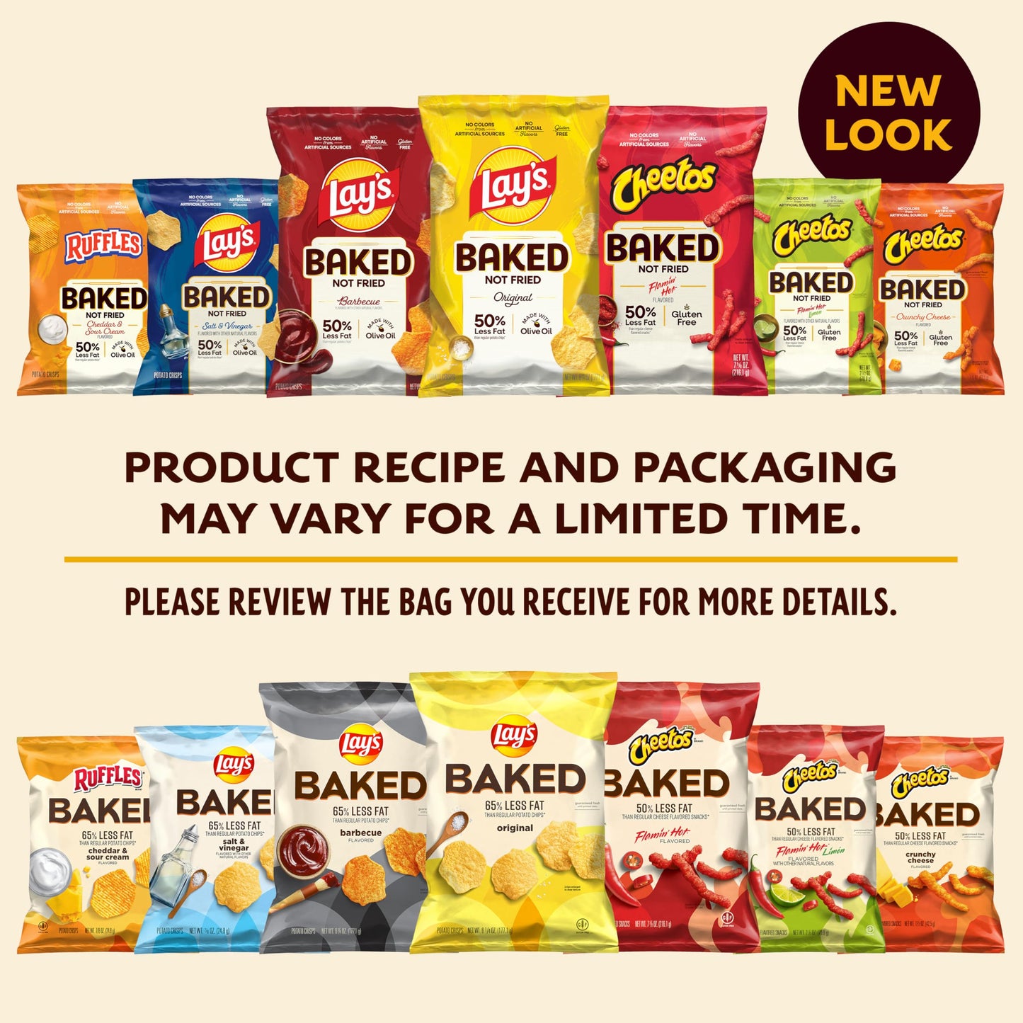 Baked Oven Baked Ruffles Cheddar Sour Cream, 6.25 Ounce