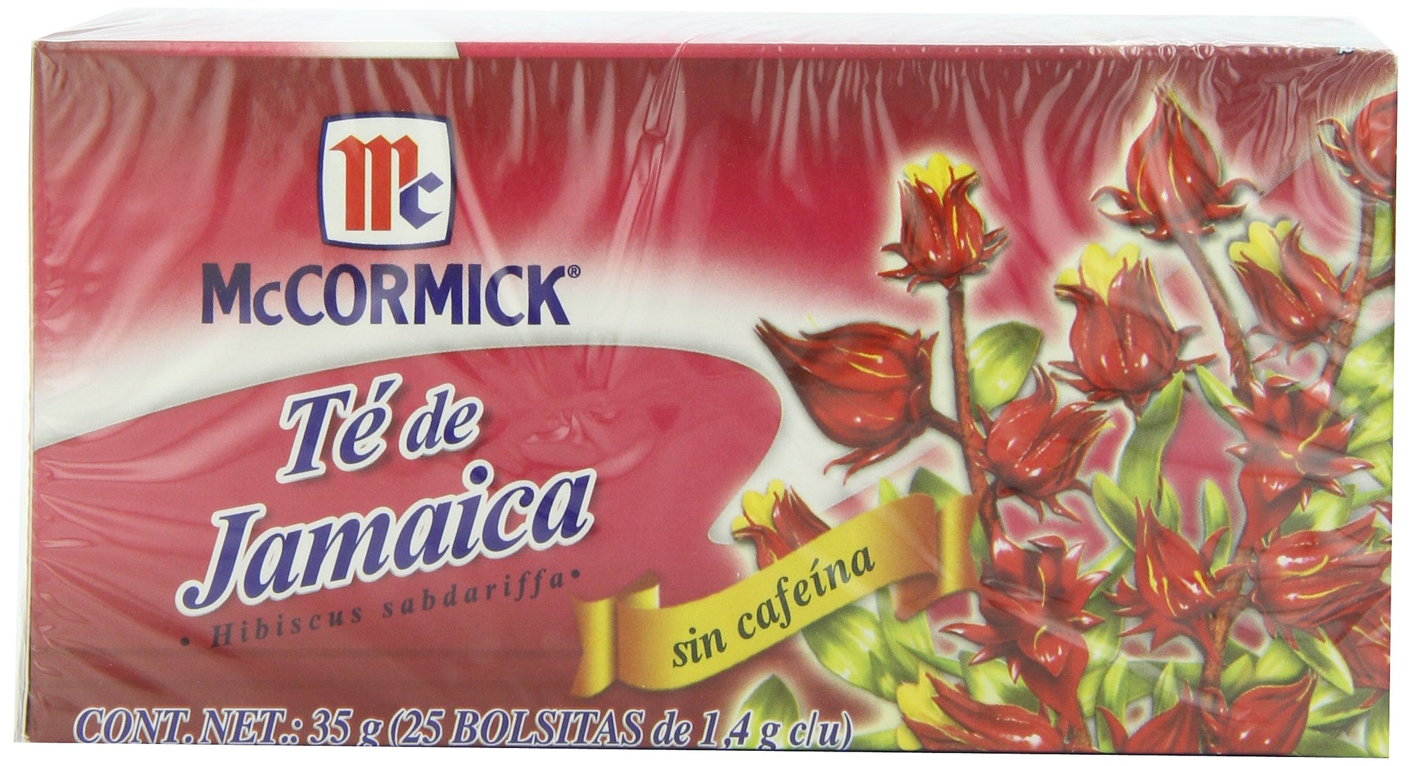 McCormick Jamaica, Hibiscus, 25-Count (Pack of 6)
