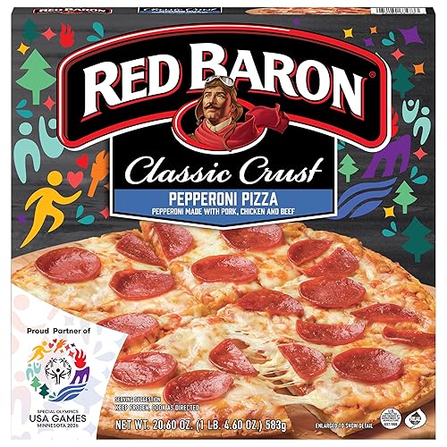 Red Baron, Classic Pepperoni Pizza, 20.60 oz (Frozen)