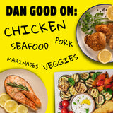Dan-O’s Seasoning Variety Pack - 3 Bottle Set (Extra-Small) - Lemon Pepper, Original & Preem-O - All Purpose Spice Blends for Chicken, Seafood, Steak