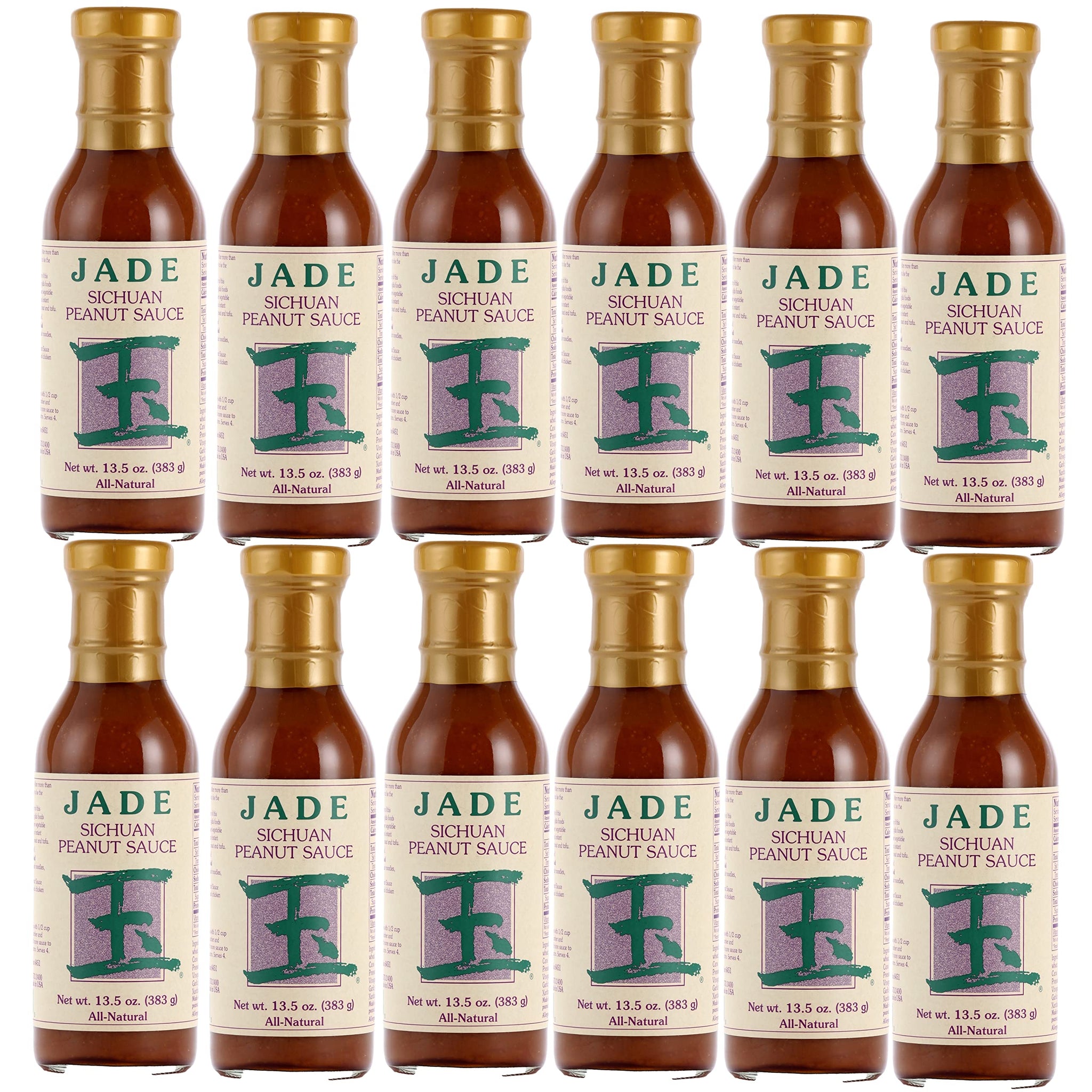 Jade All-Natural Sichuan Peanut Sauce, 13.5 oz., 12 Pack