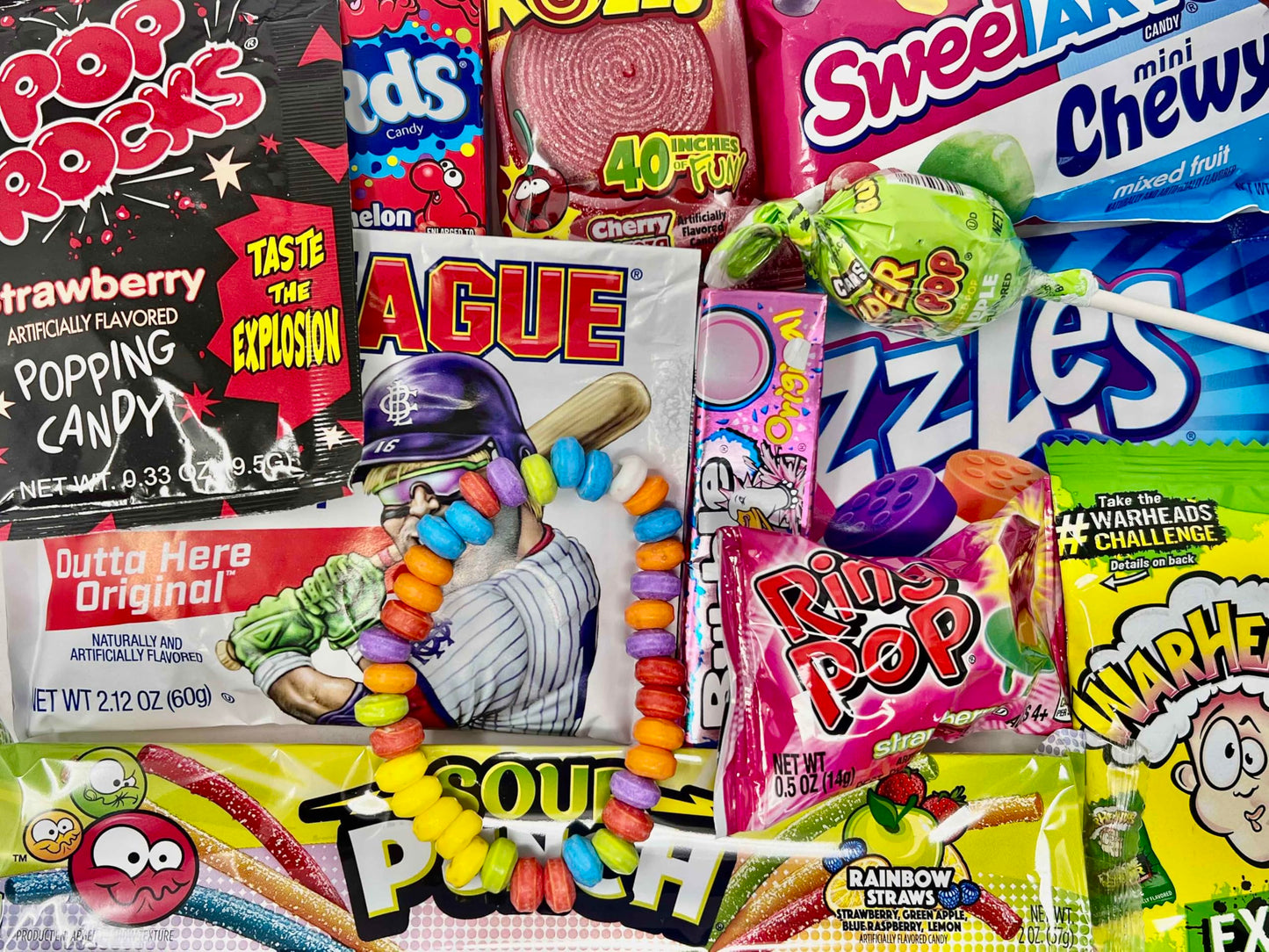 1996 Retro Childhood Candy Gift Basket Box Assortment for 30th Birthday Man or Woman Jr