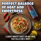 Ortega Caribbean Jerk Taco Sauce, Sweet and Spicy Sauce and Marinade, 8 Ounce