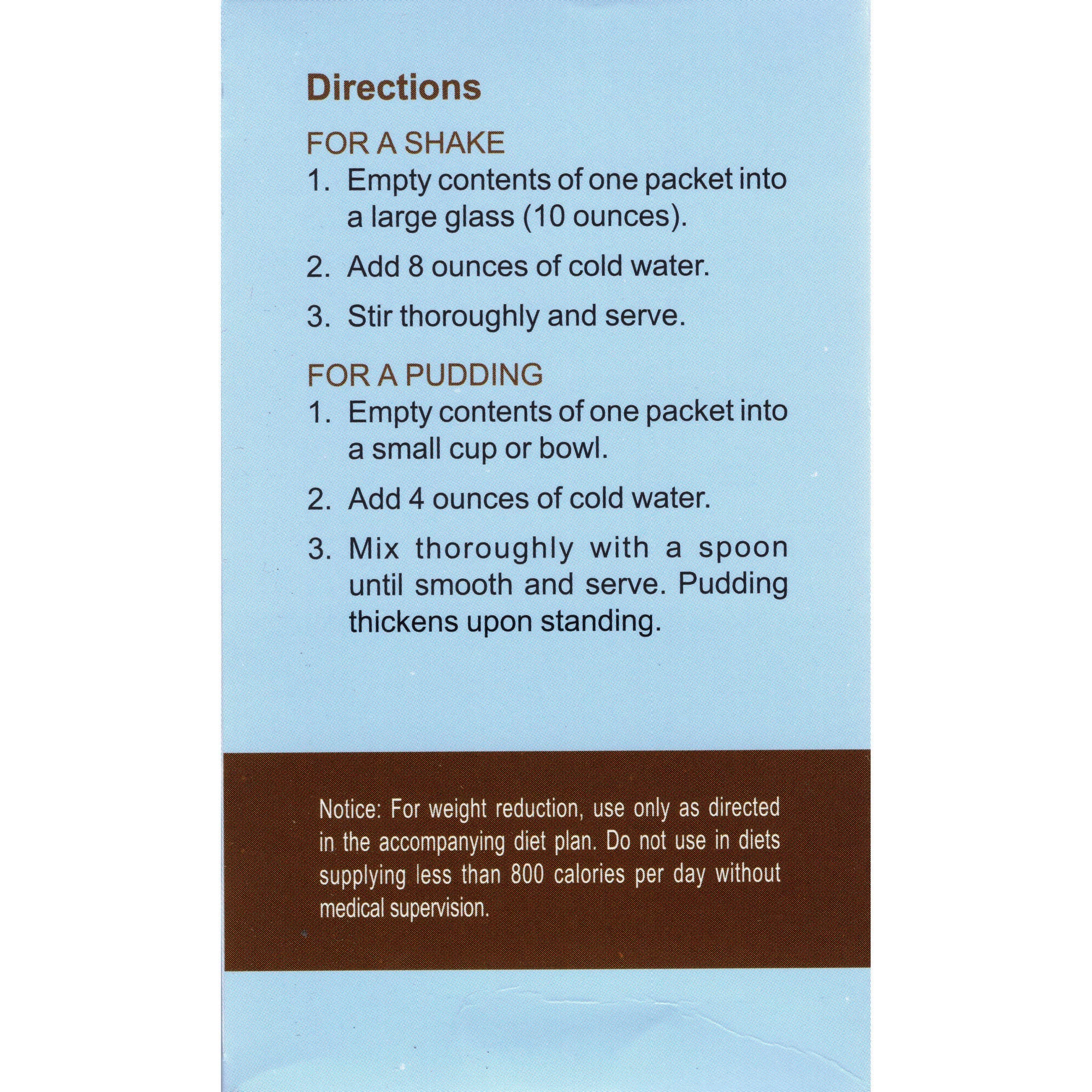 Weight Loss Systems Chocolate Cream Aspartame Free Pudding/Shake Mix, 15g Protein, Low Calorie, Low Carb, Low Fat, Kosher, Meal Replacement, KETO Diet
