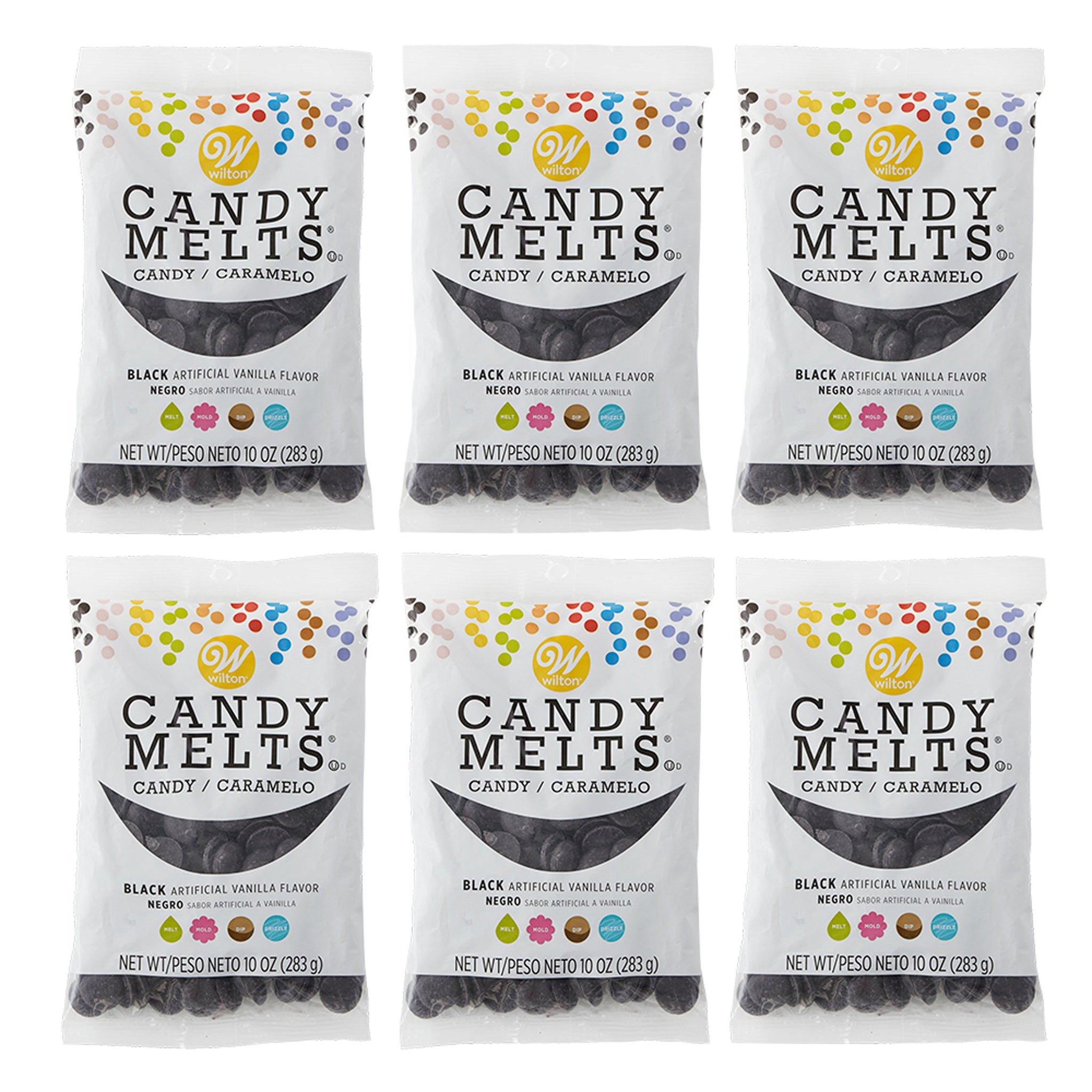 Wilton 10 oz. Black Candy Melts® Candy, 6-Count
