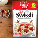 Swissli Zero Sugar Added Muesli | Whole Grain Vegan Cereal | German-Made Breakfast Blend | 3-Pack 450 g boxes