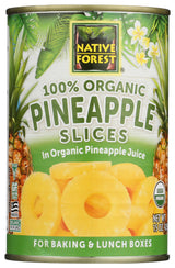 Native Forest Pineapple Slices Organic, 15 oz