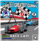 World's Great Gummy® Race Cars | Created by The Gummy Bear Guy® | 2-Pack | Approximately 12oz (Cherry and Blue Raspberry)