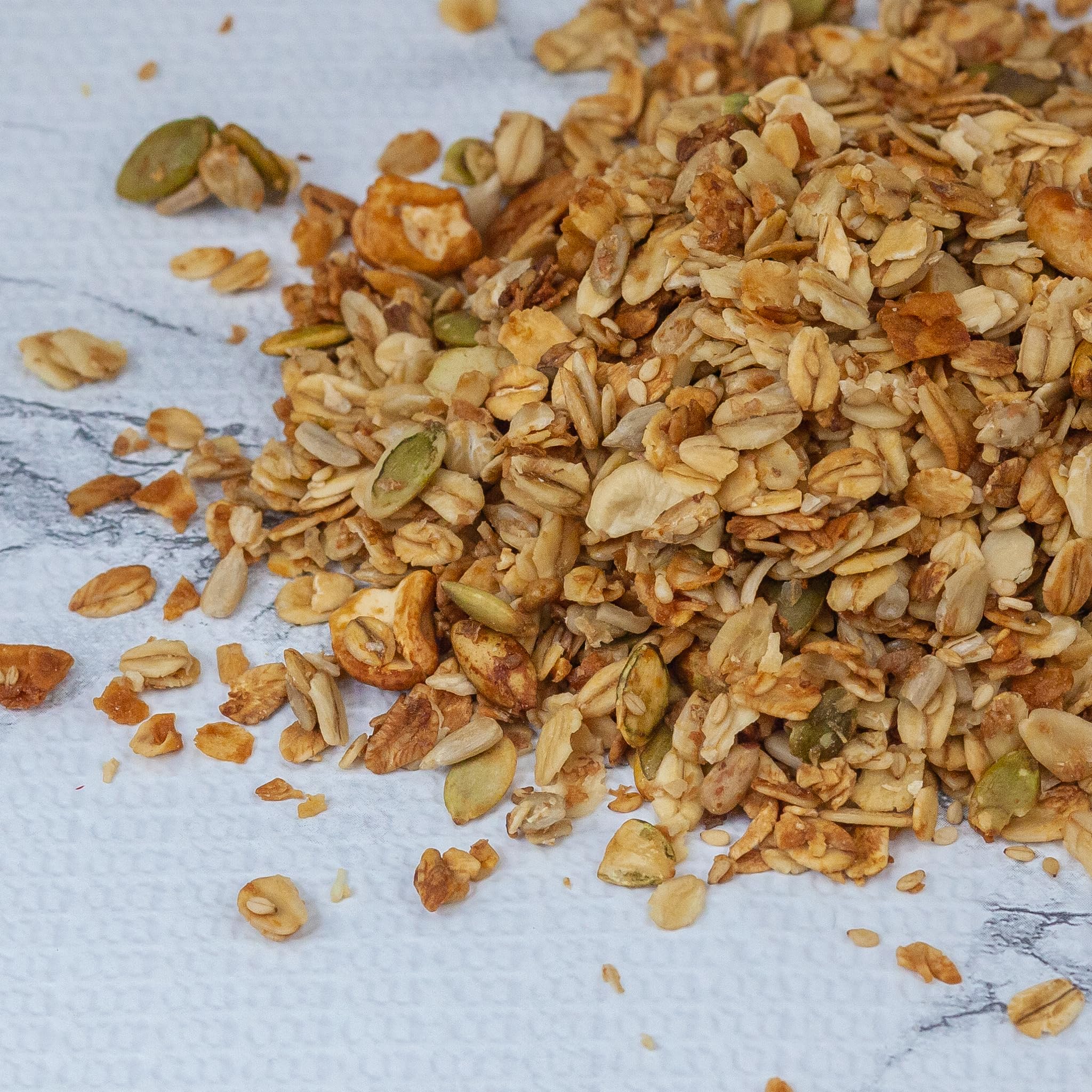 Survival Grocery Organic Ancient Grain Survival Granola™ - Gluten Free, Non-GMO, No Added Sugar, High Protein Snack With Nuts, Seeds, Coconut,