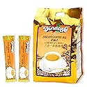 Vinacafe Vietnamese Instant Coffee 100 Sticks 3 in 1 Milk Coffee Blend, Smooth Medium Roast Instant Mix for Fast Brewing at Office or Travel