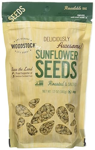 Woodstock Farms Sunflower Seeds, Roasted & Salted, 12 oz