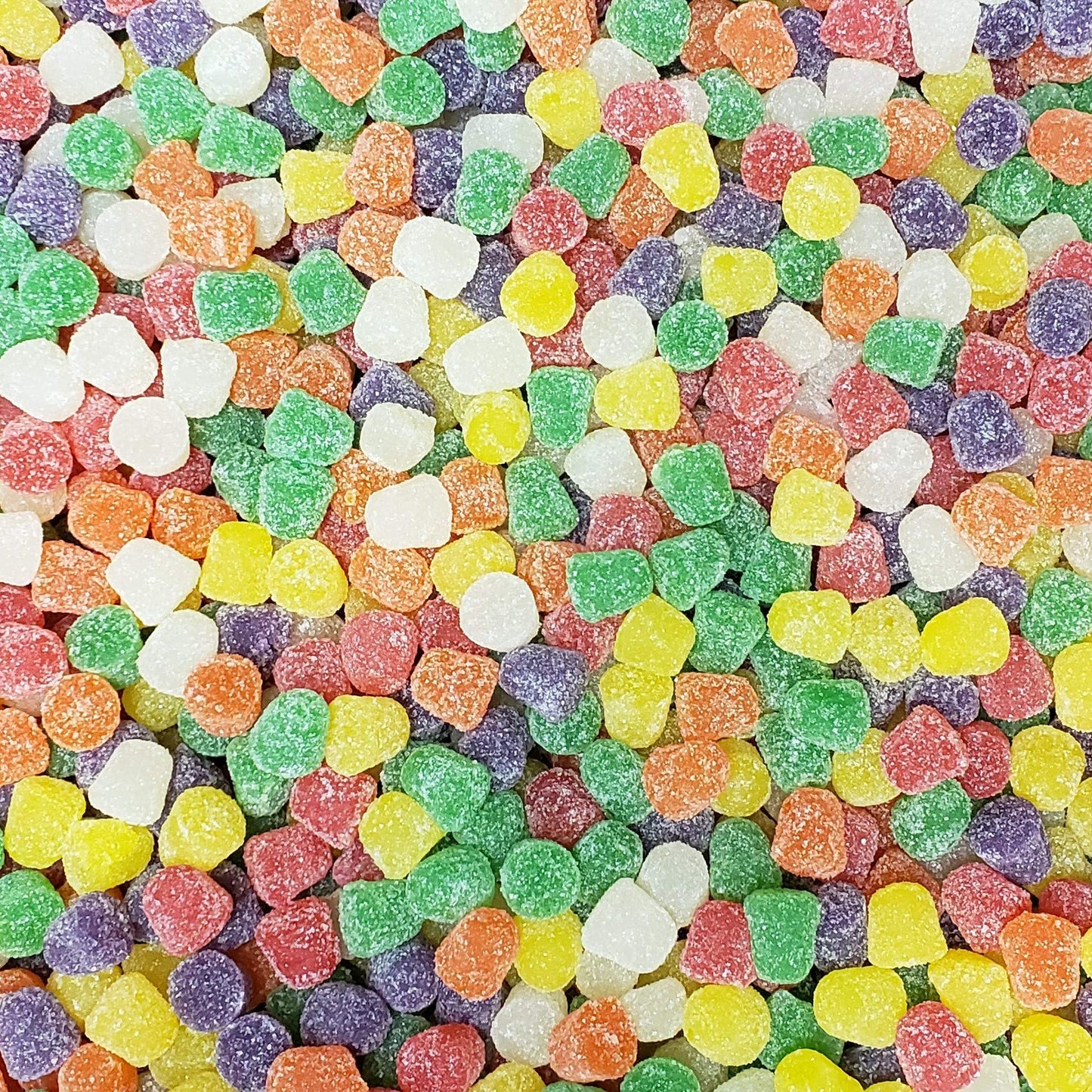 Candy Retailer Spice Drops 1 Lb. Assorted Gummi Sugar-Sanded Gum Drops in Peppermint, Clove, Wintergreen, Cinnamon, Licorice and Spearmint Flavors