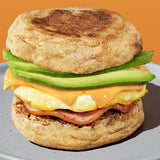 Thomas’ 100% Whole Wheat English Muffins, 6 Count, 12 Oz Package of English Muffins