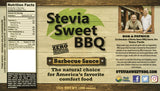 Stevia Sweet BBQ Sauce | Low Sugar (1g), Low Carb, Low Sodium, Gluten & Fat Free | Paleo & Keto Diet Friendly Barbecue Sauce | Zero Artificial