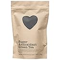 Super Antioxidant Green Tea, 15-20 Servings, Eco-Conscious Zip Pouch, Contains Caffeine, Pure Loose Leaf Tea Grown in America, 1.30 Ounce (Small)