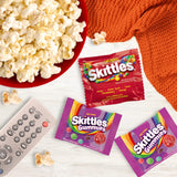 ASSORTIT X Skittles Collab Wild Berry Gummies & Original Flavor 1Lb Variety Candy Coated Fruit Chew Individually Wrapped Bulk Party Assortment 25+