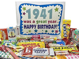 RETRO CANDY YUM ~ 1941 85th Birthday Gift Box of Nostalgic Retro Candy Mix from Childhood for 85 Year Old Man or Woman Born in 1941