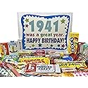 RETRO CANDY YUM ~ 1941 85th Birthday Gift Box of Nostalgic Retro Candy Mix from Childhood for 85 Year Old Man or Woman Born in 1941