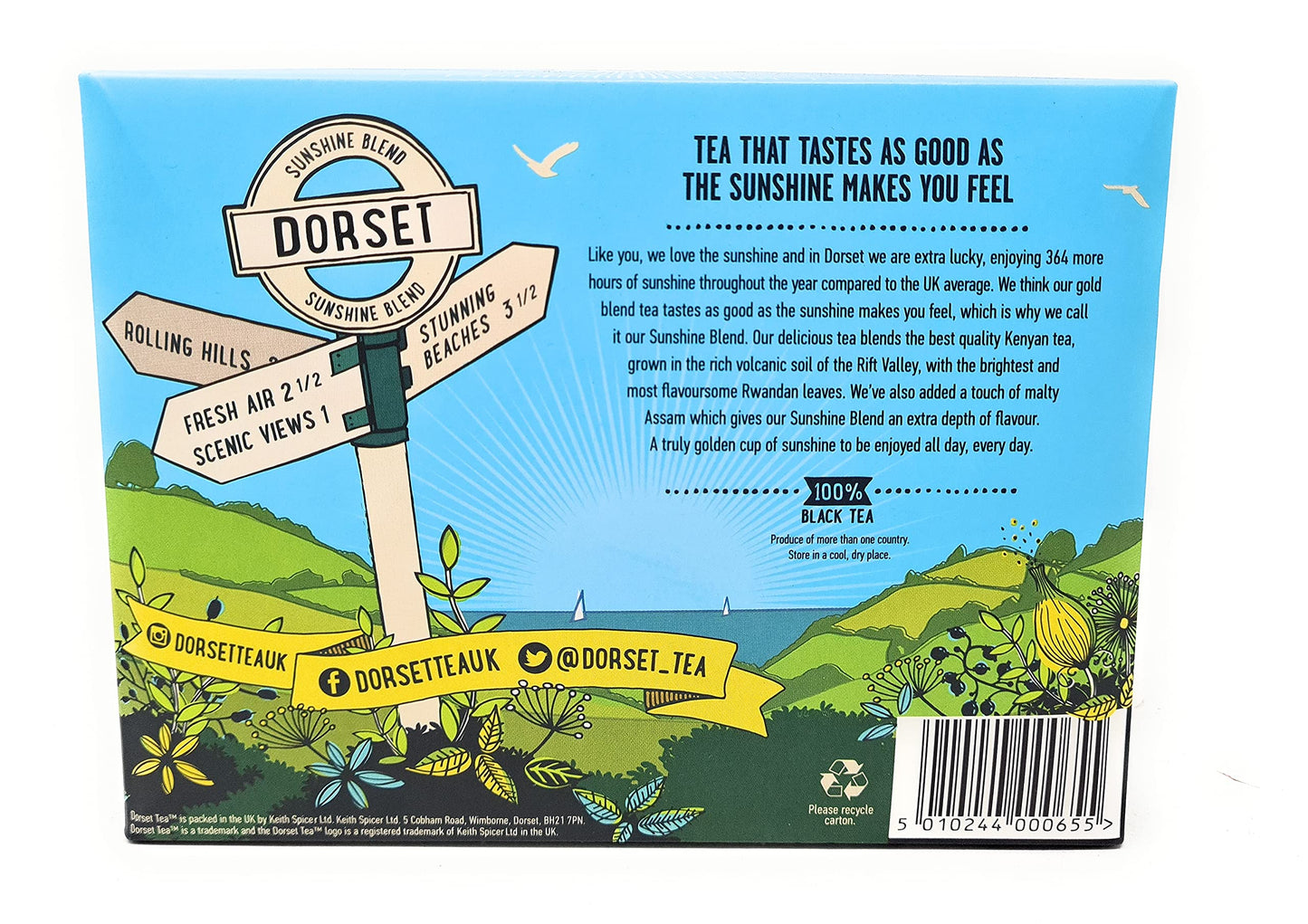 Dorset Tea Bags (80) - Pack of 2