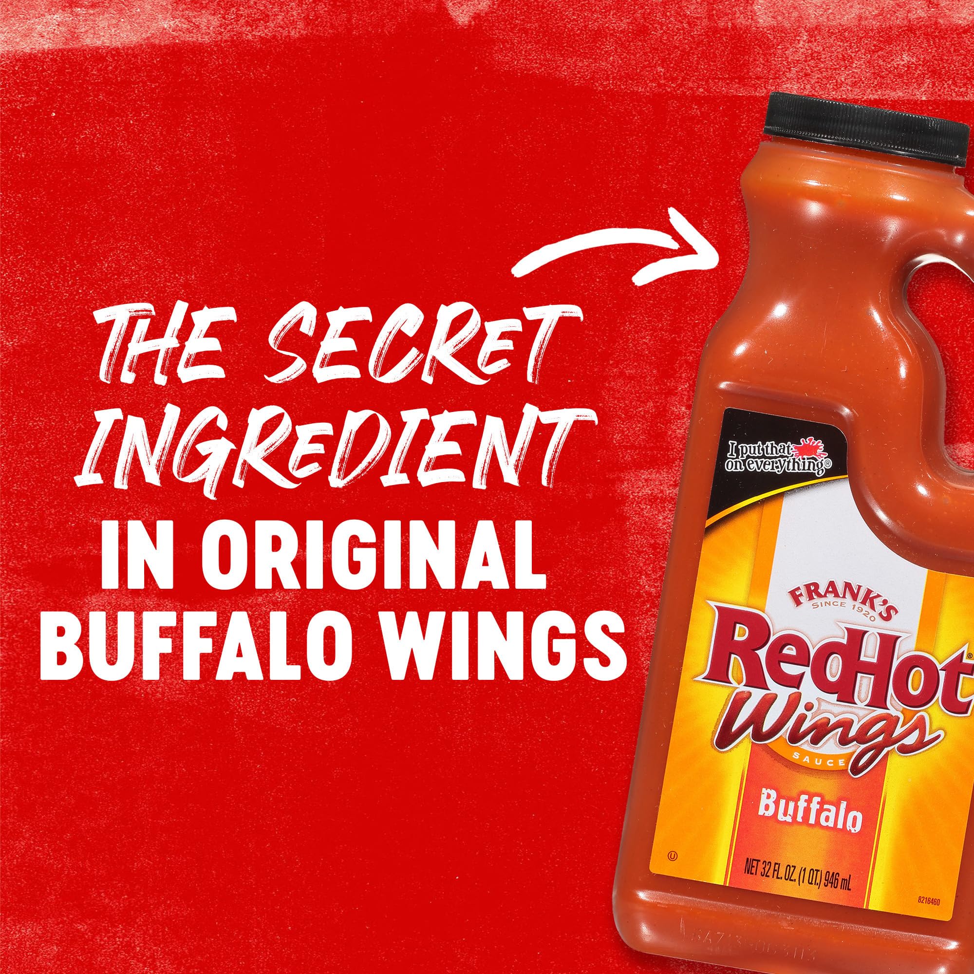Frank's RedHot Buffalo Wings Sauce, 32 fl oz