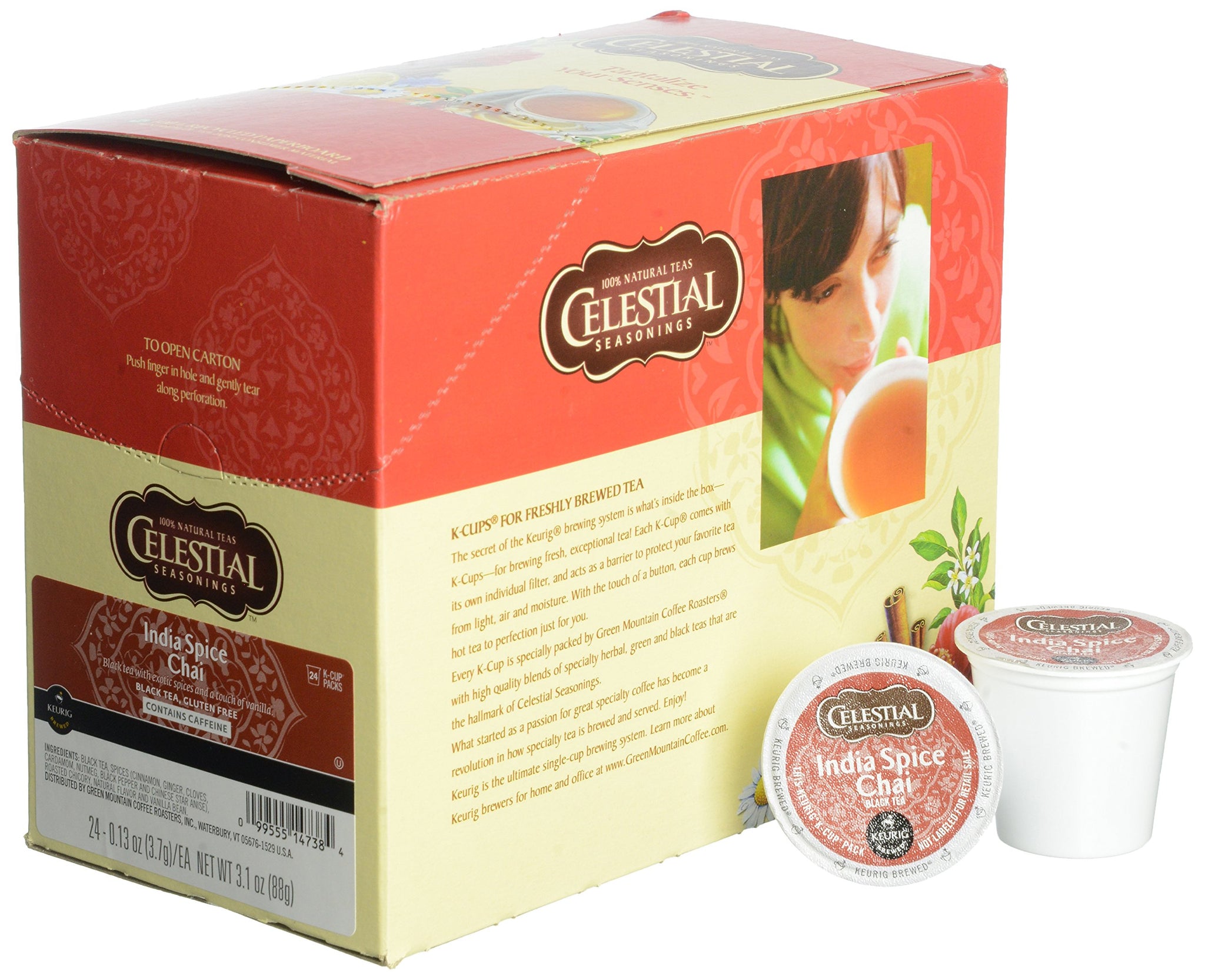 Celestial Seasonings India Spice Chai,24 Count