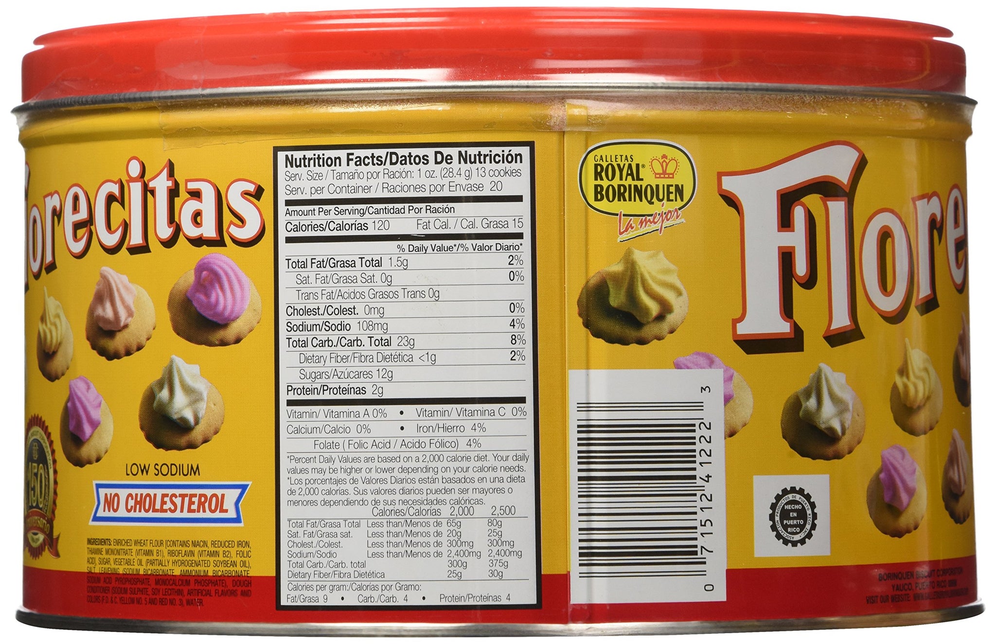 Florecitas Iced Gems Cookies 20 oz (2 Pack)