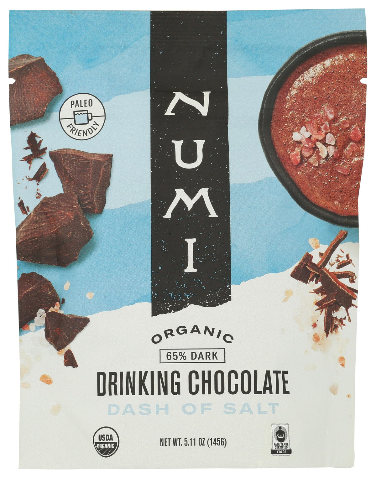 Numi Organic Dash of Salt Drinking Chocolate, 5.11 OZ