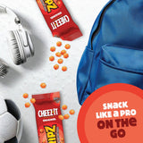 Gripz Mini Cheese Crackers, Kids Snacks, Baked Snack Crackers, Cheez-It Original, 10.8oz Box (12 Pouches)