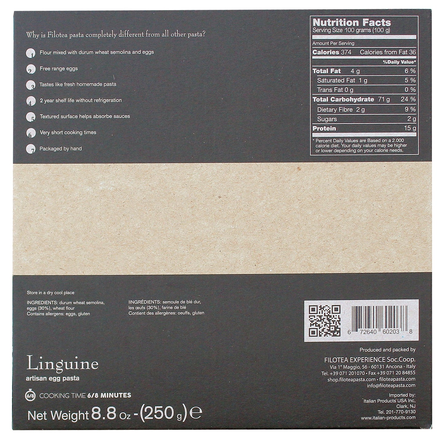 Filotea "Le Matassine" Egg Linguine Nests - 8.8 oz