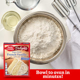 Betty Crocker Delights Super Moist French Vanilla Cake Mix, 13.25 oz