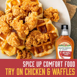 Maple Grove Farms Hot Maple Syrup, Pure Maple Syrup Infused with Dried Chilies, 8.5 oz