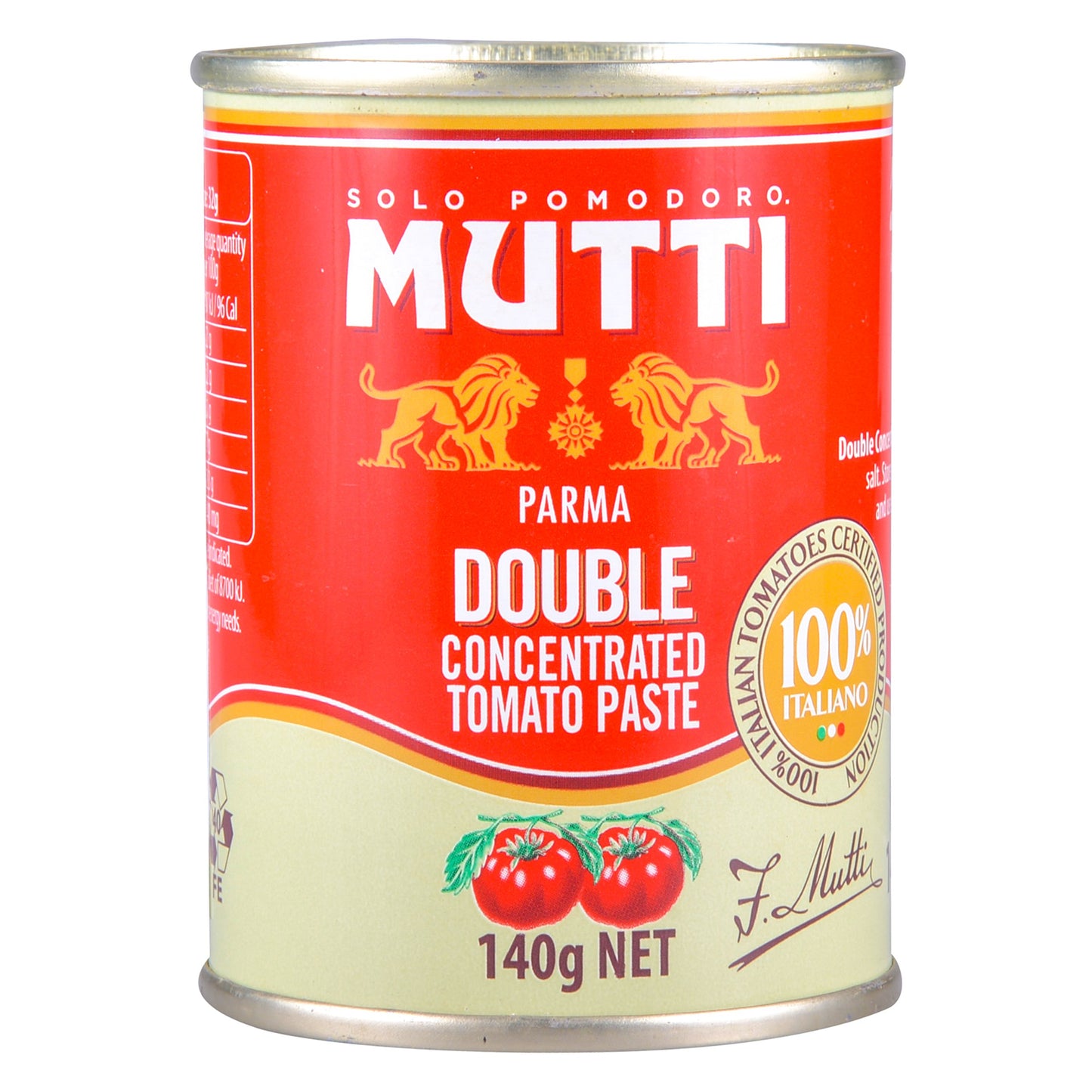 Mutti Double Concentrated Tomato Paste (Doppio Concentrato), 4.94 oz. Can | 1 Pack | Italy’s #1 Brand of Tomatoes | Canned Tomatoes | Vegan Friendly