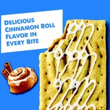 Pop-Tarts, Breakfast Toaster Pastries, Frosted Cinnamon Roll, 6.772lb Case (32 Count)
