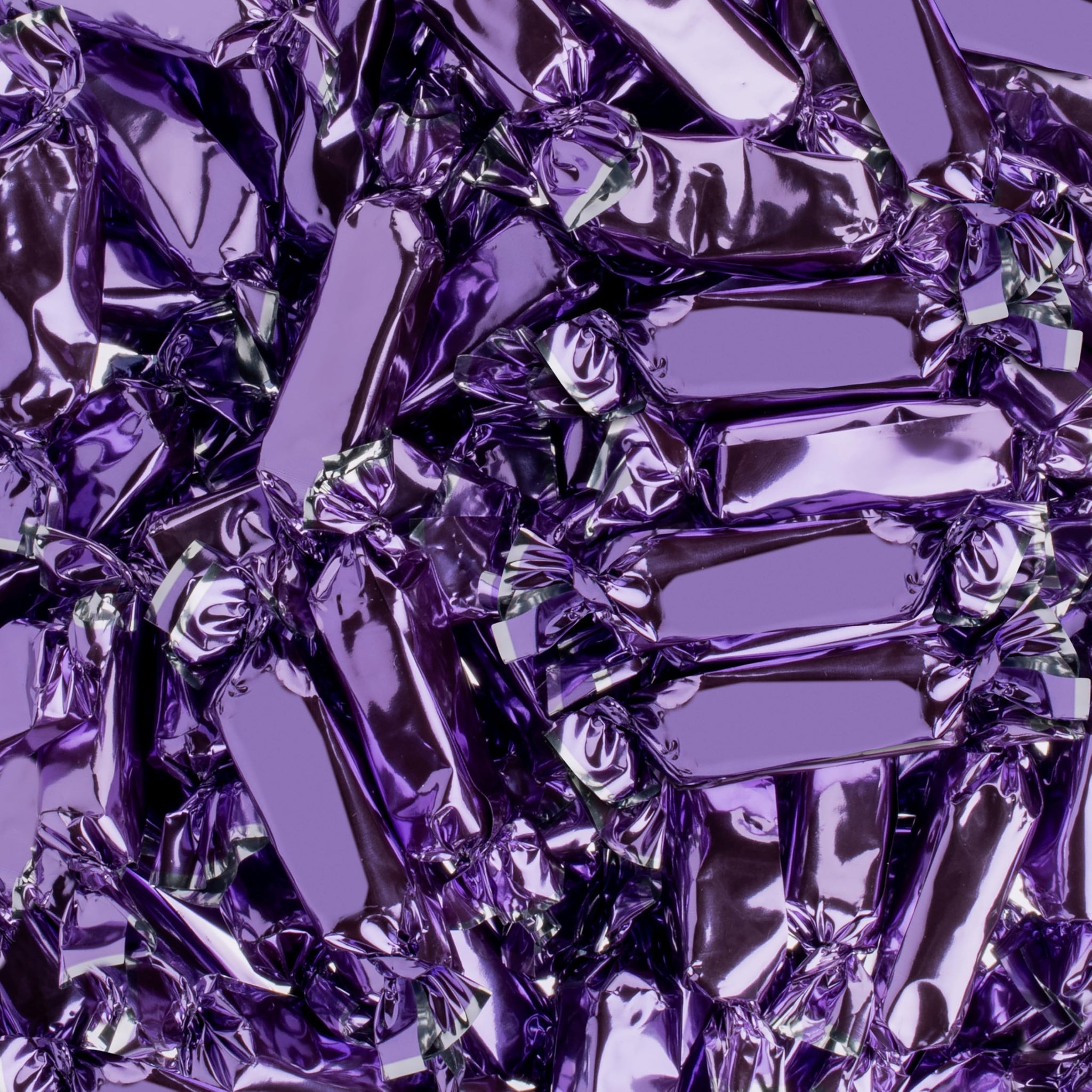 Candy Envy - Individually Wrapped Caramels - Purple Wrapper - 2 Pound Bulk Purple Candy